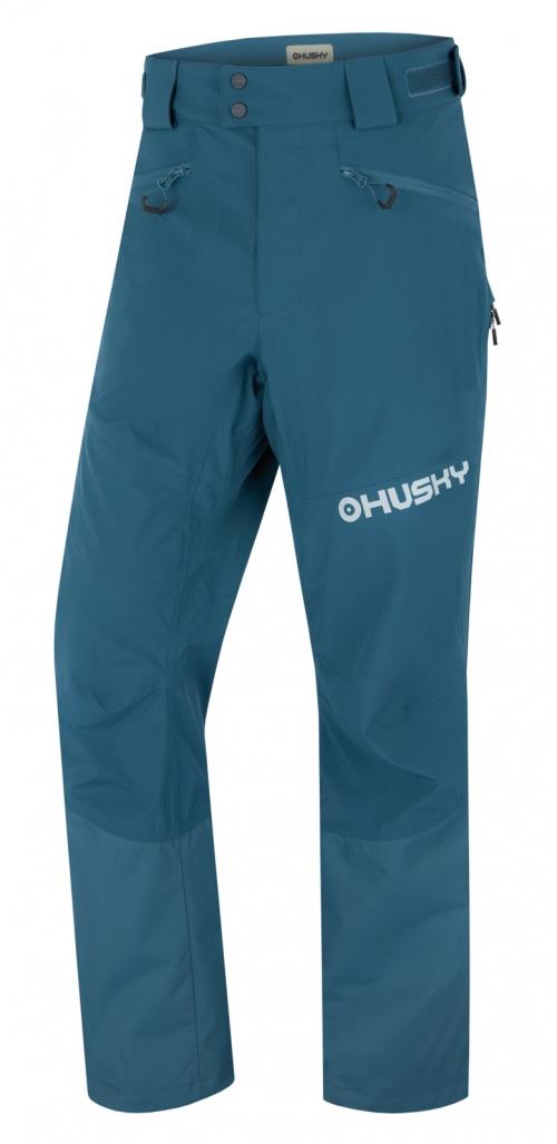 Husky Kippe M faded turquoise, S Pánske lyžiarske nohavice
