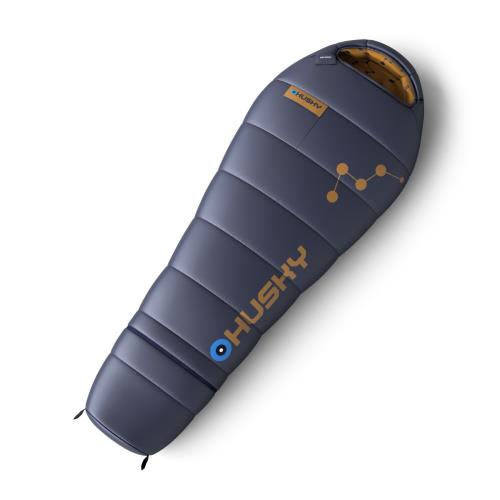 Husky Kids Magic -15°C blue/mustard Syntetický trojsezónny detský spacák