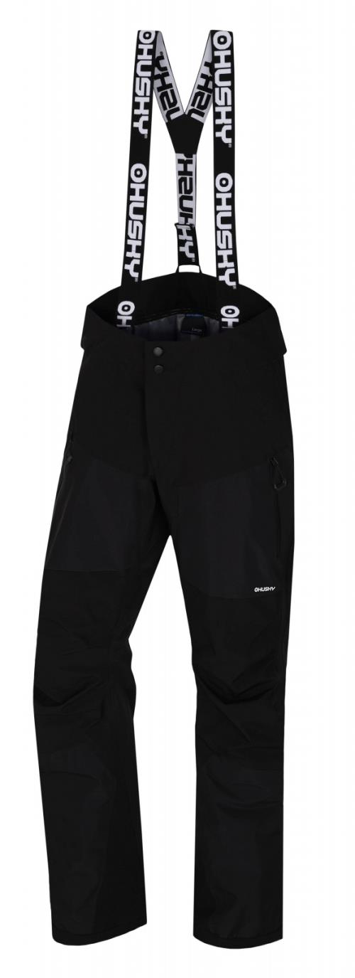 Husky Komly M čierna, XXL Pánske hardshell nohavice