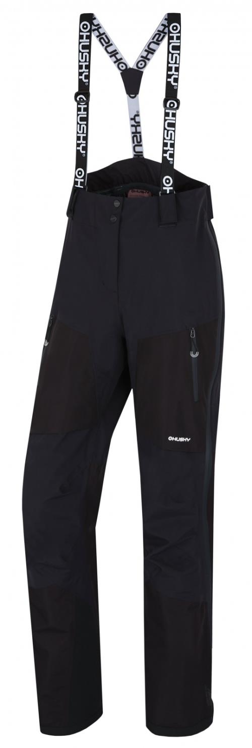 Husky Komy L black, XL Dámske hardshell nohavice