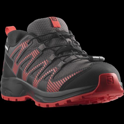 Salomon Xa Pro V8 cswp Magnet/Black/Poppy Red, EU 33 Detské topánky