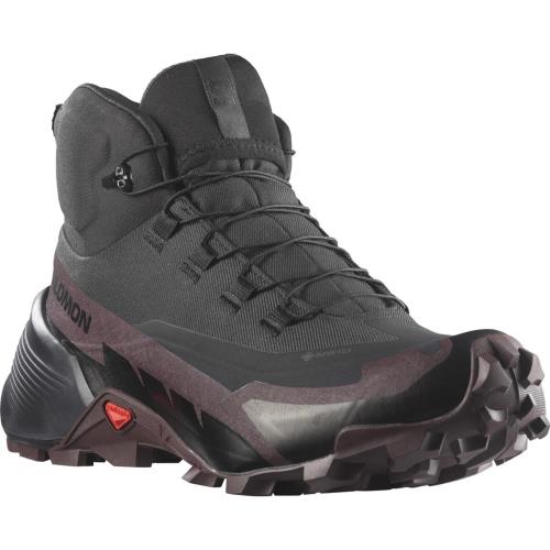 Salomon Cross Hike Mid GTX 2 Black/Chocolate Plum/Black, 38 Dámske topánky