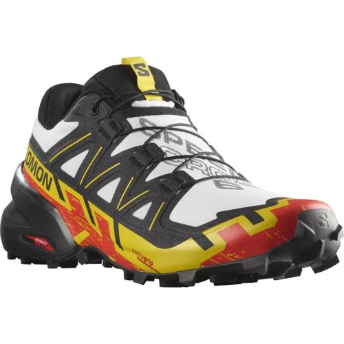 Salomon Speedcross 6 White/Black/Empire Yellow, EU 44 ⅔ Pánske topánky