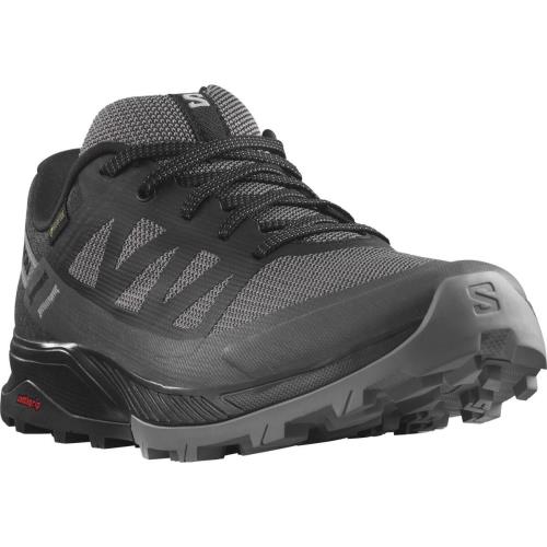 Salomon OUTRISE GTX Black/Magnet/Gull, EU 40 ⅔ Dámske turistické topánky