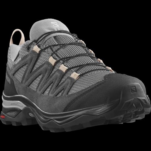 Salomon X Ward Leather GTX Gull/Black/Ebony, EU 38 ⅔ Dámske topánky