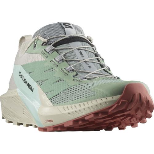 Salomon Sense ride 5 Lily Pad/Rainy Day/Bleached Aqua, EU 40 ⅔ Dámske topánky