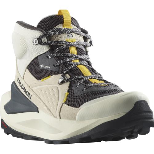 Salomon ELIXIR MID GTX Vanila Ice/ Phantom/ Lemon, 42 Pánske turistické topánky
