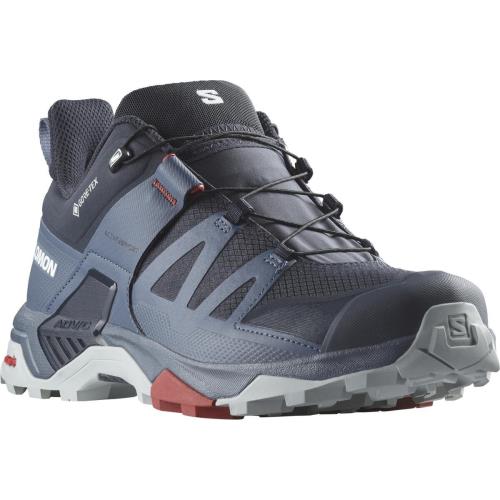 Salomon X ultra 4 GTX Carbon/Bering Sea/Pearl Blue, EU 46 ⅔ Pánske turistické topánky