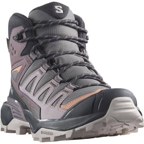 Salomon X ultra 360 Mid GTX Plum Kitten/Phantom/Cork, 42 Dámske turistické topánky