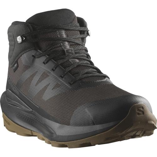 Salomon ELIXIR TOUR MID WP Phantom/Black/Asphalt, EU 45 ⅓ Pánske turistické topánky