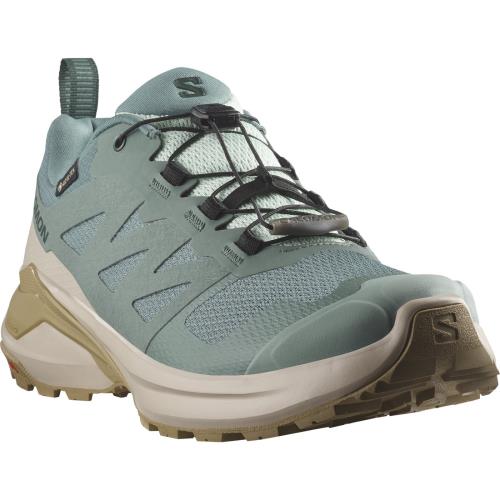 Salomon X-ADVENTURE GTX North Atlantic/Feather Gray/Antique Bro, 42 Dámske topánky