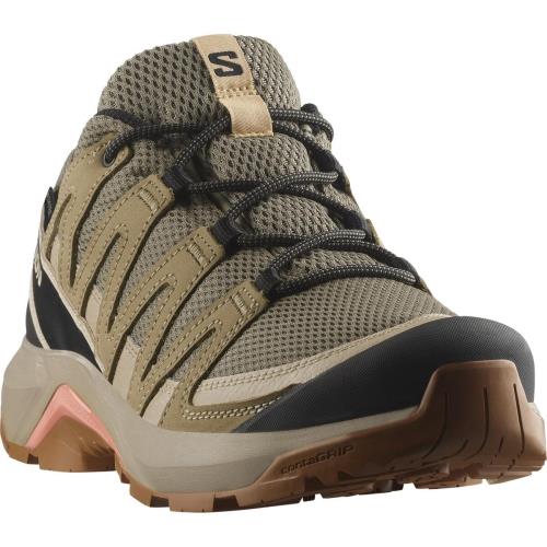 Salomon X-ADVENTURE RECON GTX Falcon/Desert Tan/Hyma Pink, EU 39 ⅓ Dámske topánky