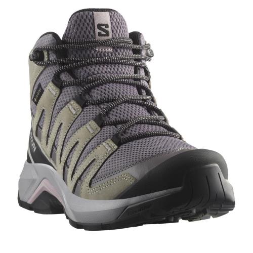 Salomon X-ADVENTURE RECON MID GTX W Excalibur/Gull/Nirvana, 40 Dámske turistické topánky