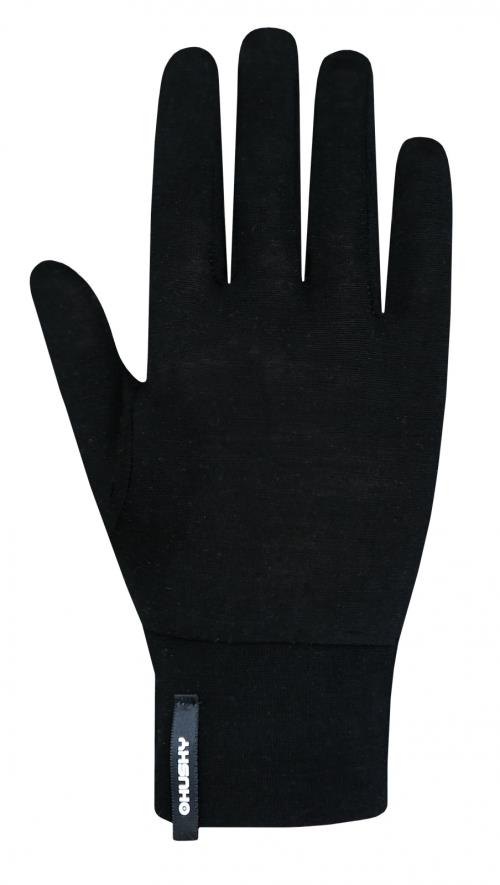 Husky Merglov čierna, S Unisex merino rukavice