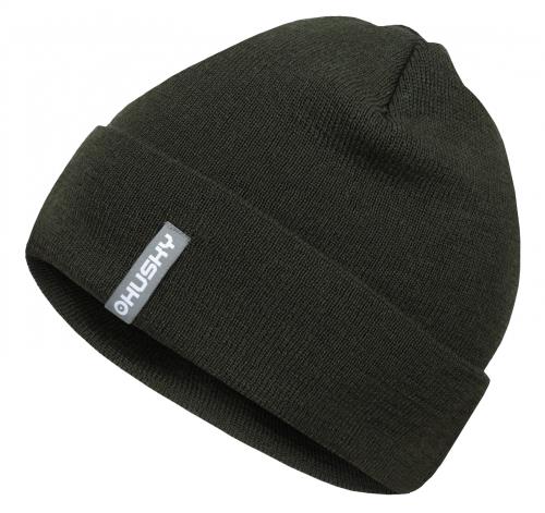 Husky Merhat 1 khaki, L-XL Pánska merino čiapka