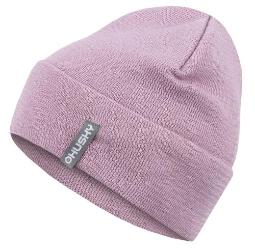 Husky Merhat 4 light purple, S-M Dámska merino čiapka