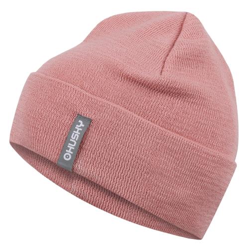 Husky Merhat 4 light orange, S-M Dámska merino čiapka