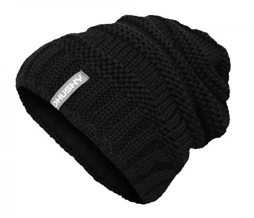 Husky Merhat 5 čierna, S-M Dámska meríno čiapka