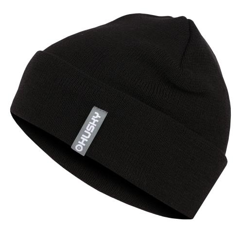 Husky Merhat 6 black, XS Dětská merino čepice