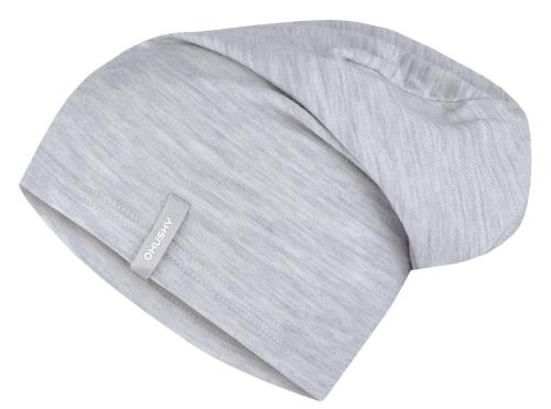 Husky Merhat light grey Merino čiapka