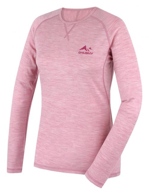 Husky Merow L faded pink, L Merino termoprádlo tričko