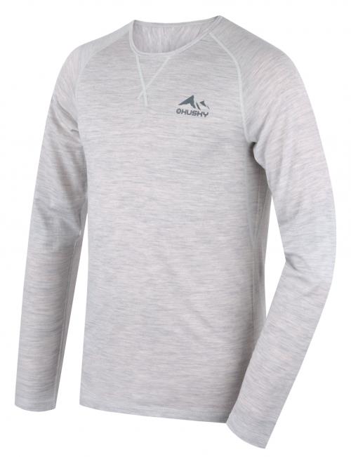 Husky Merow M light grey, M Merino termoprádlo tričko