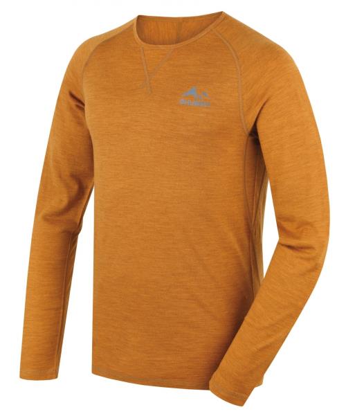 Husky Merow M mustard, XL Merino termoprádlo tričko