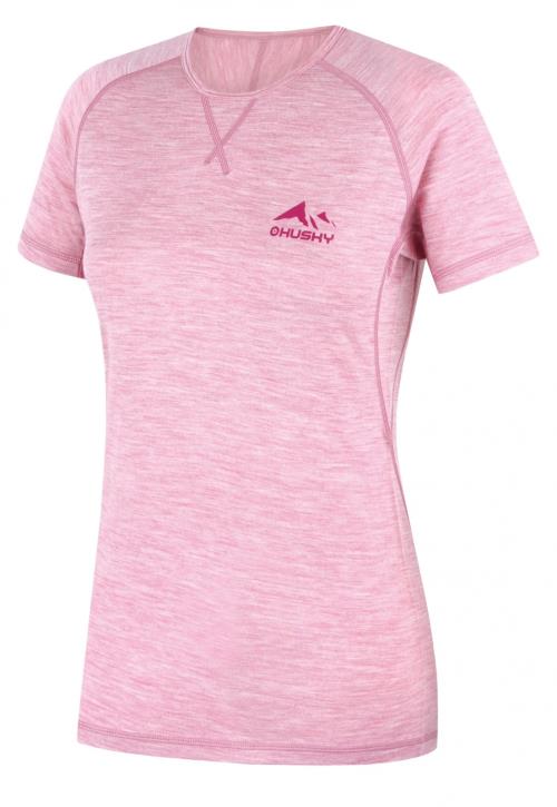 Husky Mersa L faded pink, L Merino termoprádlo tričko