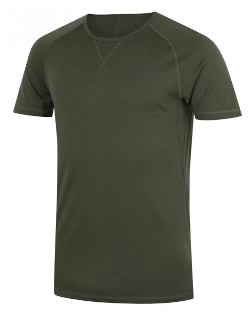 Husky Mersa M green, XXL Merino termoprádlo tričko
