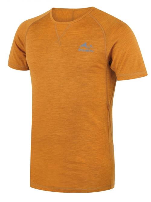 Husky Mersa M mustard, S Merino termoprádlo tričko