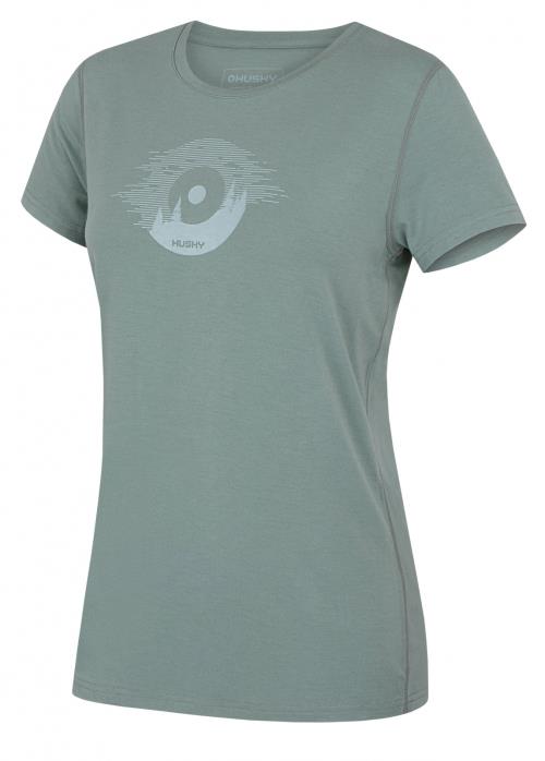 Husky Mertis L faded green, XL Dámske tričko