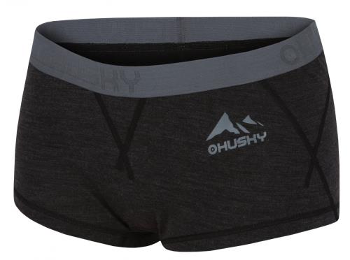 Husky Meties L black, XL Merino termoprádlo nohavičky