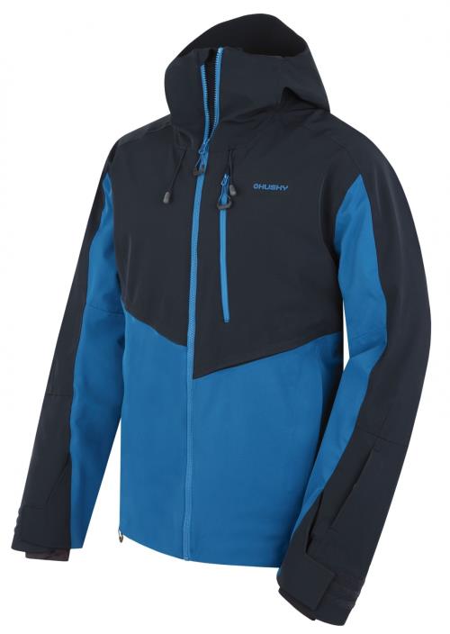 Husky Mistral M black blue/blue, L Pánska lyžiarska bunda