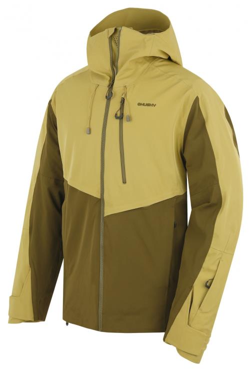 Husky Mistral M khaki/dk. khaki, XXL Pánska lyžiarska bunda
