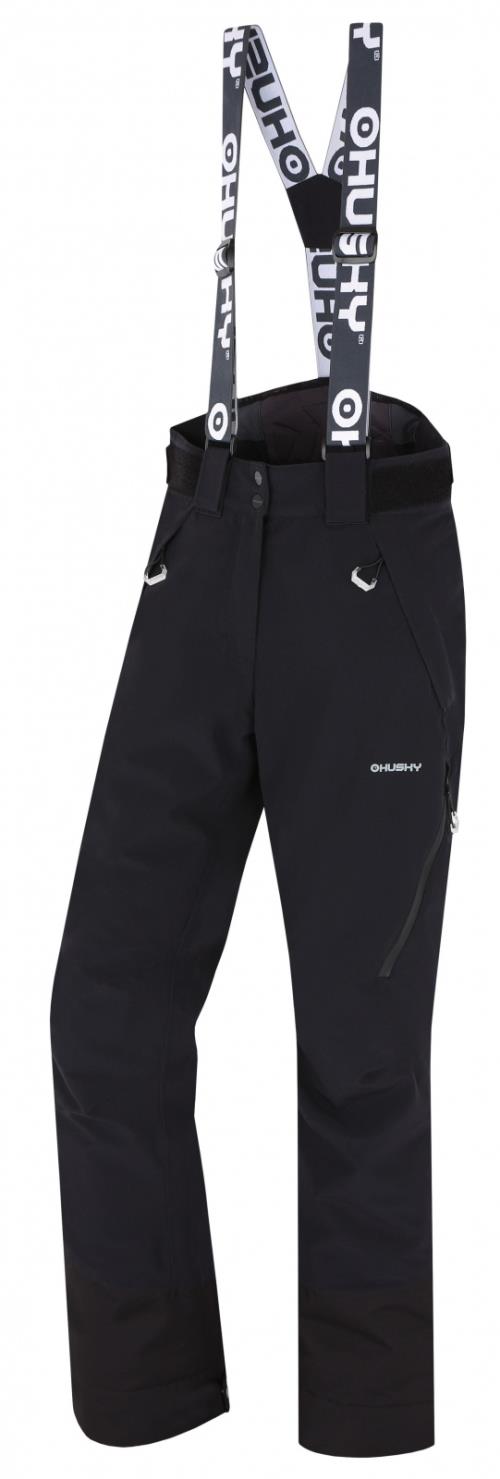Husky Mitaly L čierna, XL Dámske lyžiarske nohavice