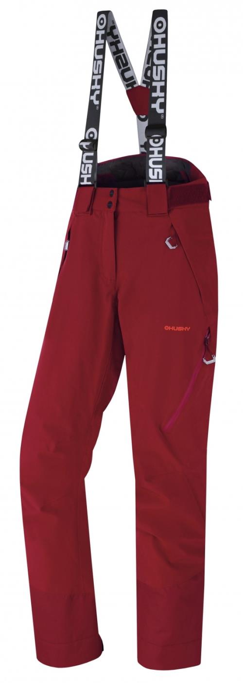 Husky Mitaly L bordo, XXL Dámske lyžiarske nohavice