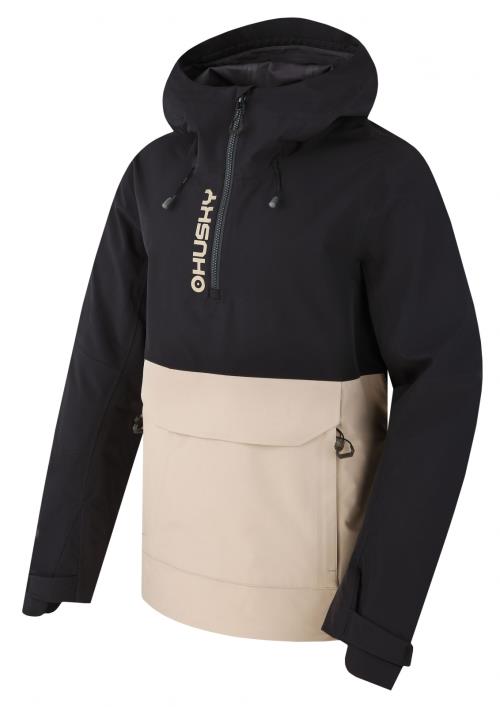 Husky Nabbi M black/beige, XXL Pánska outdoorová bunda