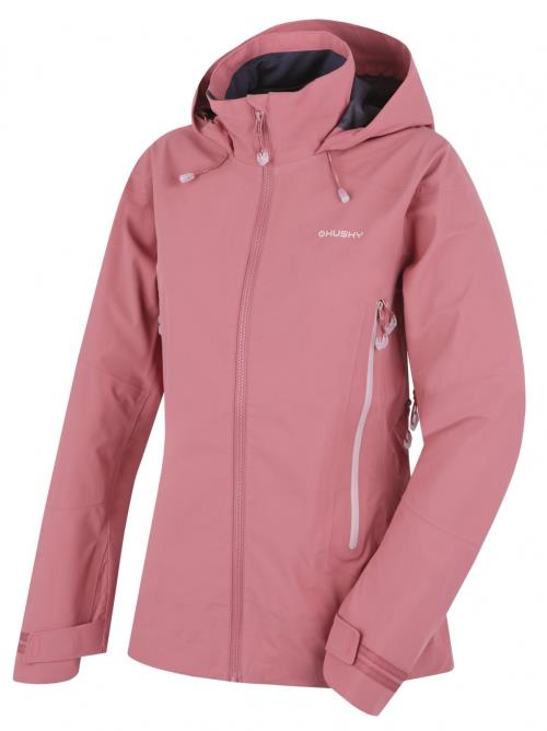 Husky Nakron L light bordo, M Dámska outdoor bunda