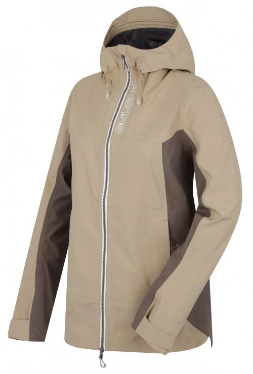 Husky Nanola L beige/grey, L Dámska outdoor bunda