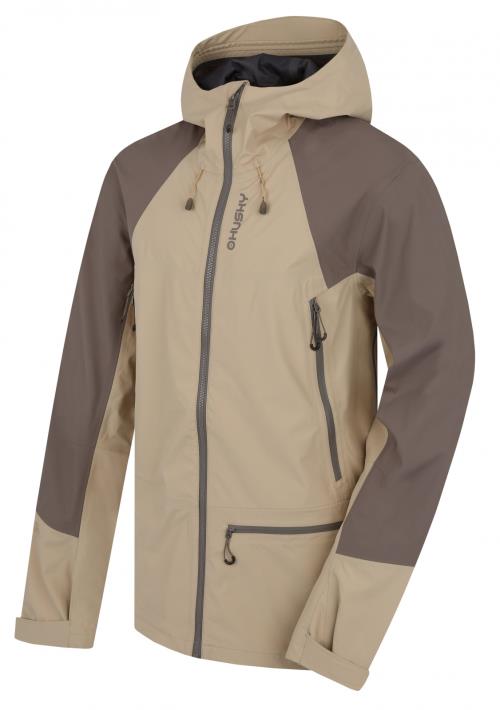 Husky Nanola M beige/grey, XL Pánska hardshell bunda