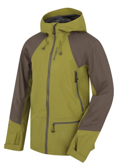 Husky Nanola M khaki/green, M Pánska hardshell bunda