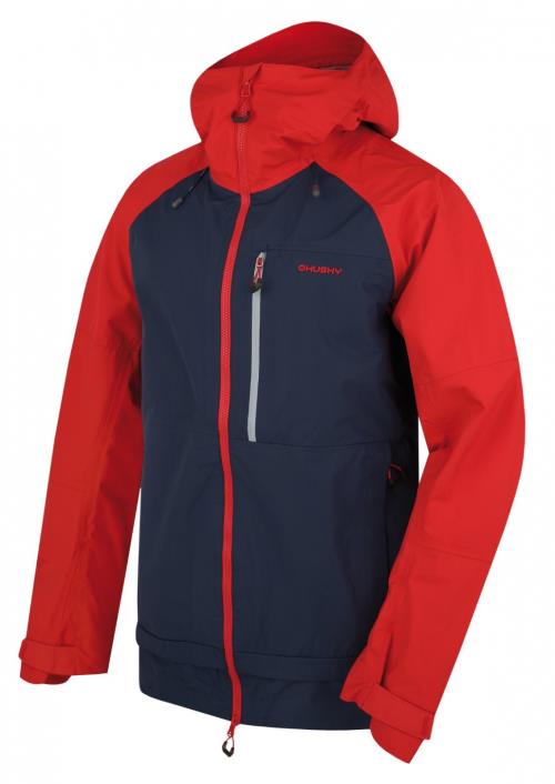 Husky Nanook M red/dk. blue, S Pánska hardshellová bunda