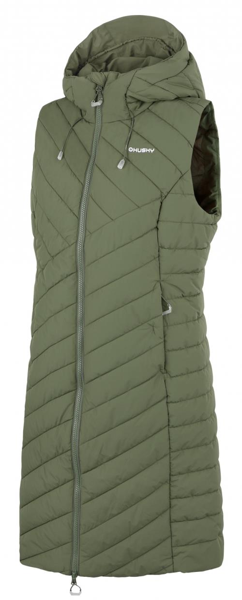 Husky Napi L khaki, XS Dámska hardshell vesta