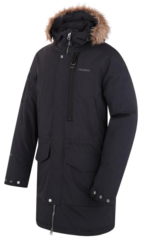 Husky Nelidas M black, XL Pánsky zimný kabát