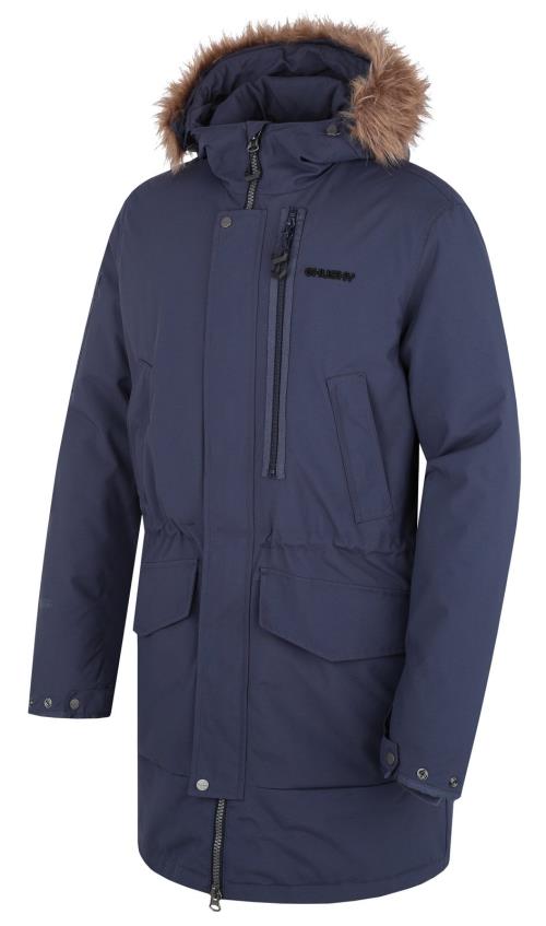 Husky Nelidas M dark blue, M Pánsky zimný kabát