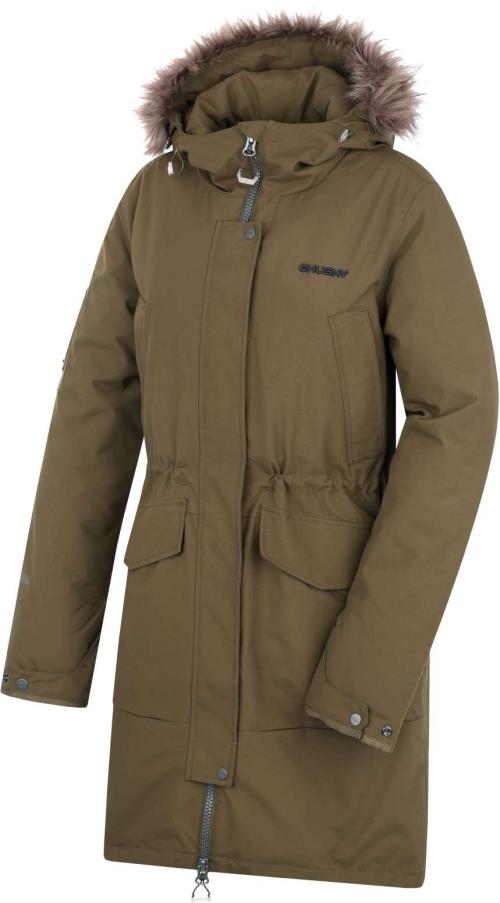 Husky Nelidas L dk. khaki, XXL Dámsky zimný kabát
