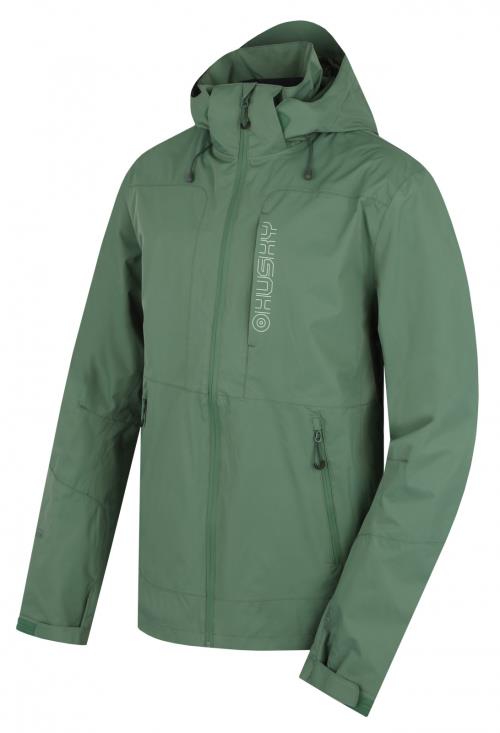 Husky Neoni M green, XXL Pánska hardshell bunda