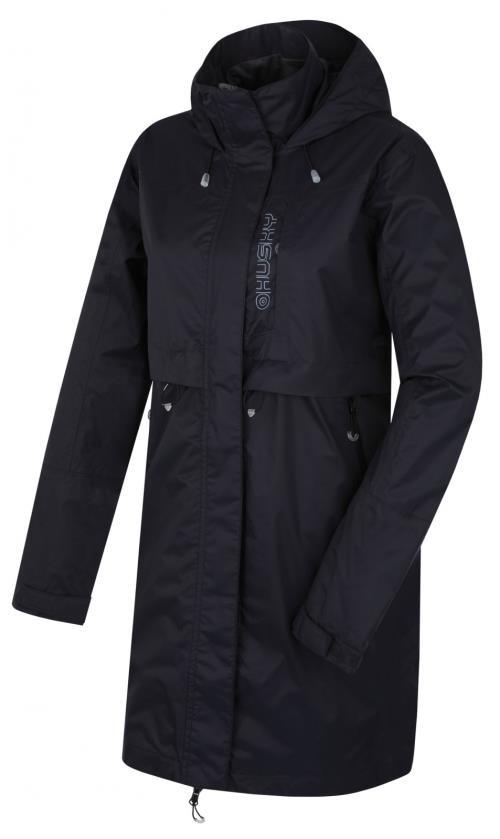 Husky Nestia L black, L Dámsky hardshell kabát
