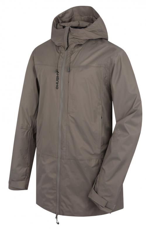 Husky Nestia M brown, XXL Pánsky hardshell kabát