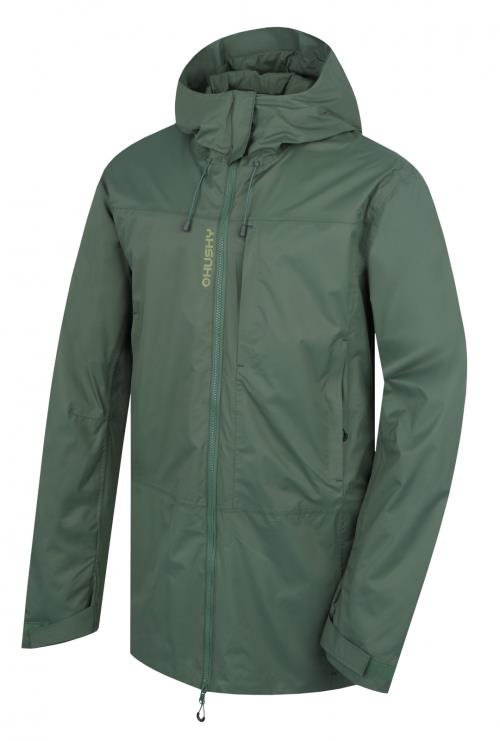 Husky Nestia M green, S Pánsky hardshell kabát